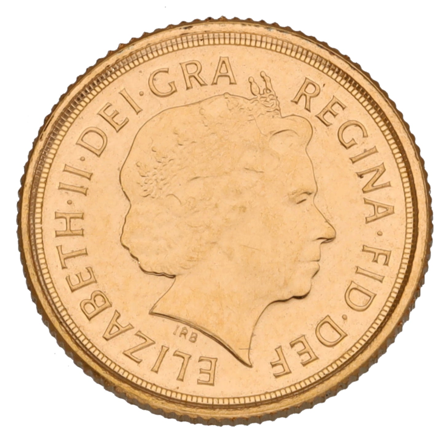 22ct Gold Queen Elizabeth II Quarter Sovereign Coin 2010