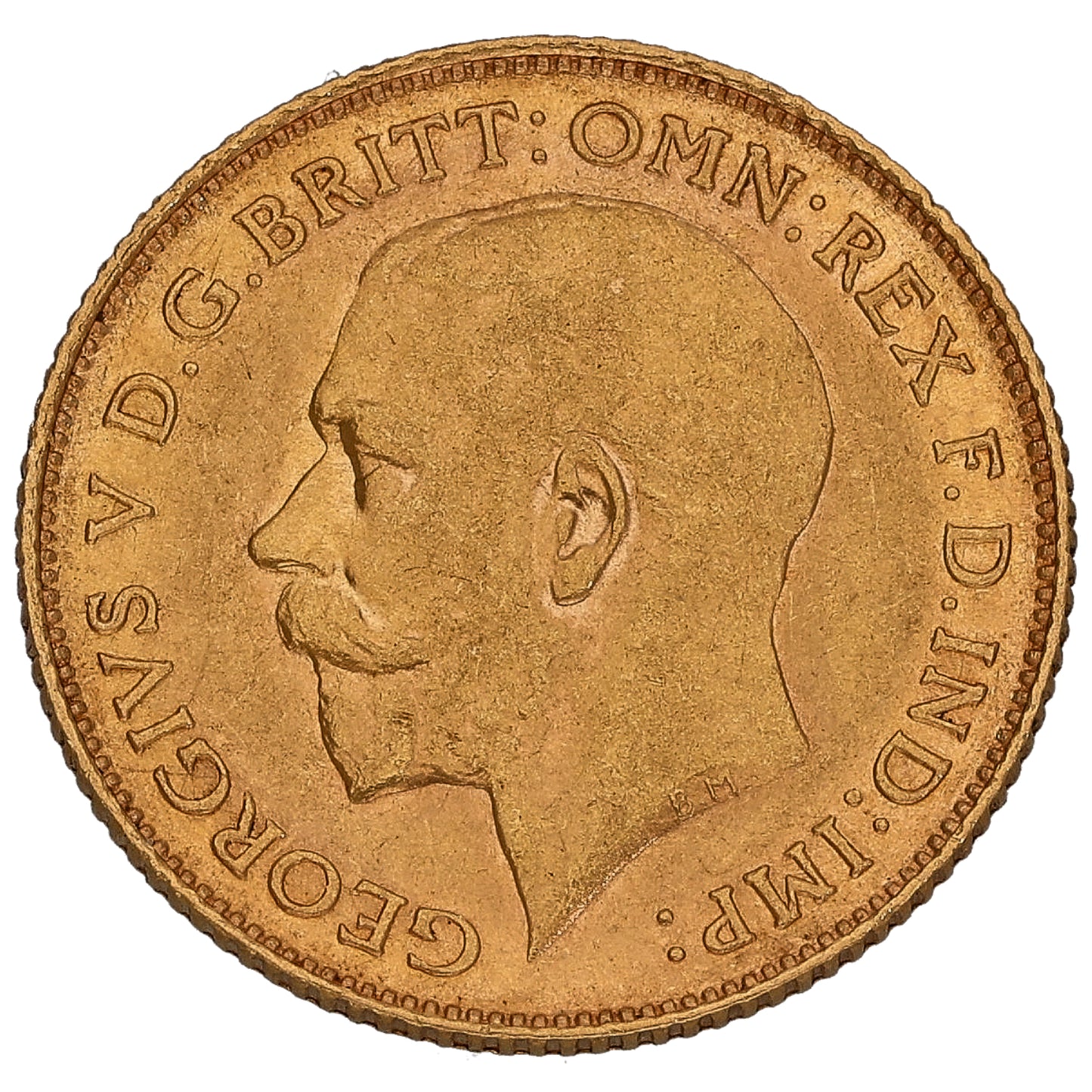 22ct Gold King George V Half Sovereign Coin 1925