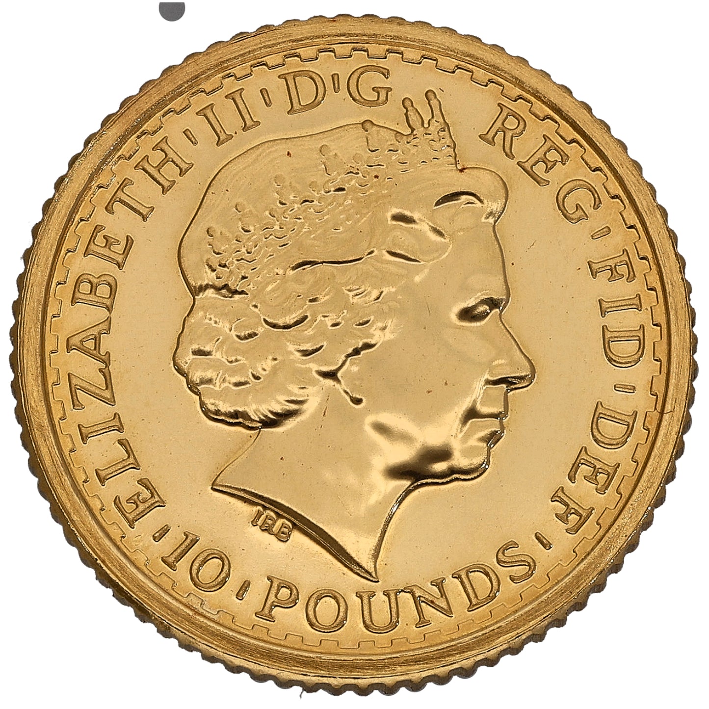 22ct Gold Queen Elizabeth II 1/10 OZ Britannia Coin 2007