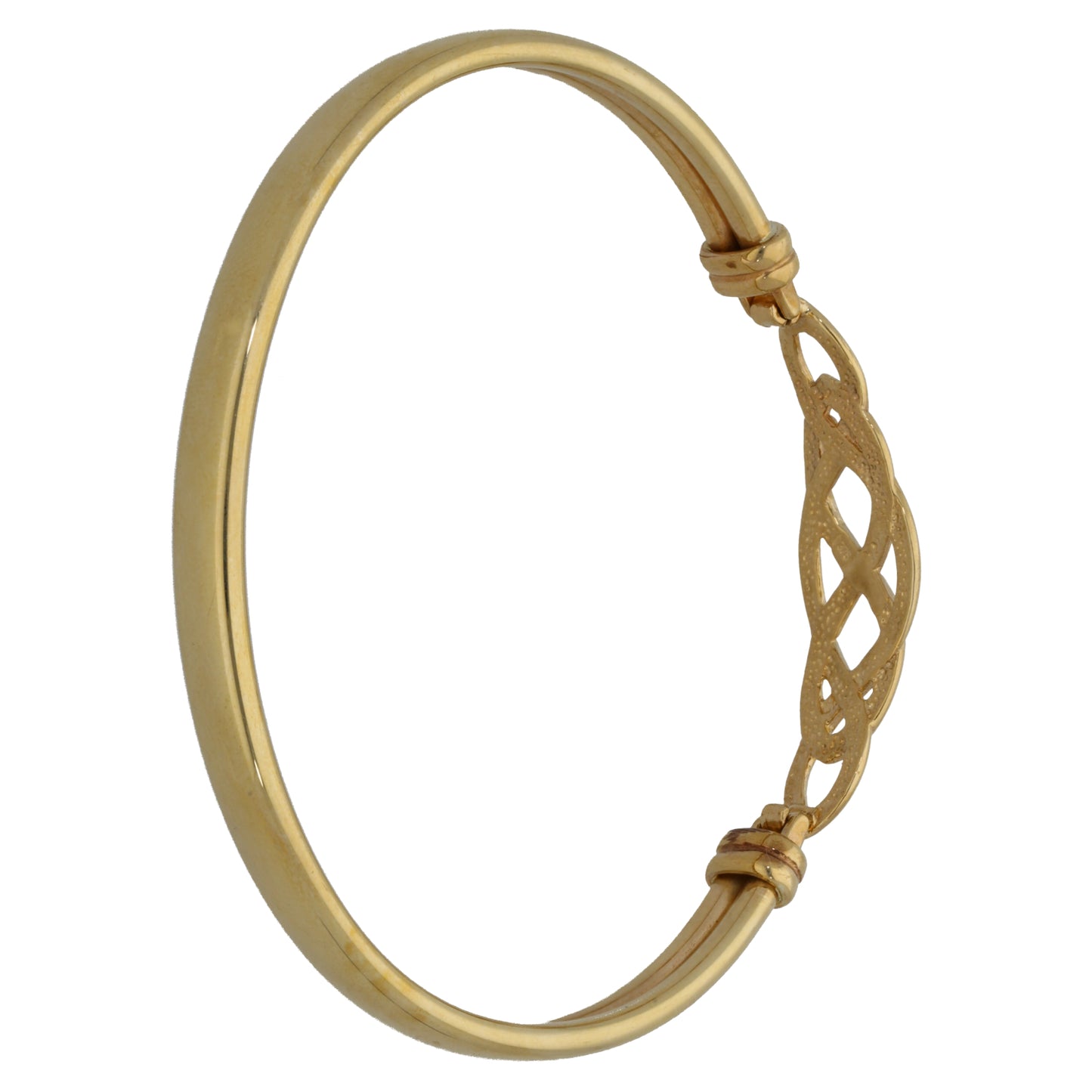 9ct Gold Hinged/Clasp Bangle