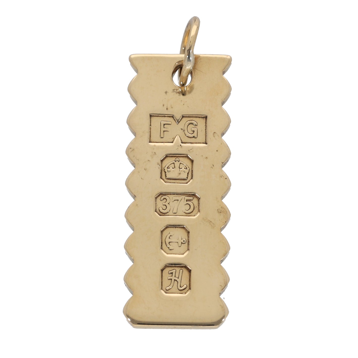 9ct Gold Ingot Pendant