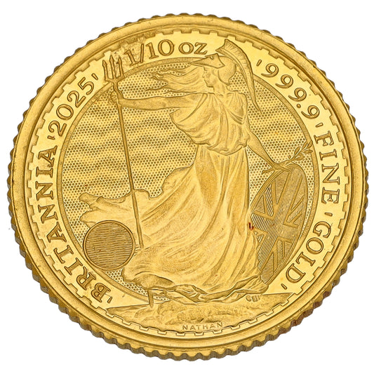 22ct Gold King Charles III 1/10 OZ Britannia Coin 2025
