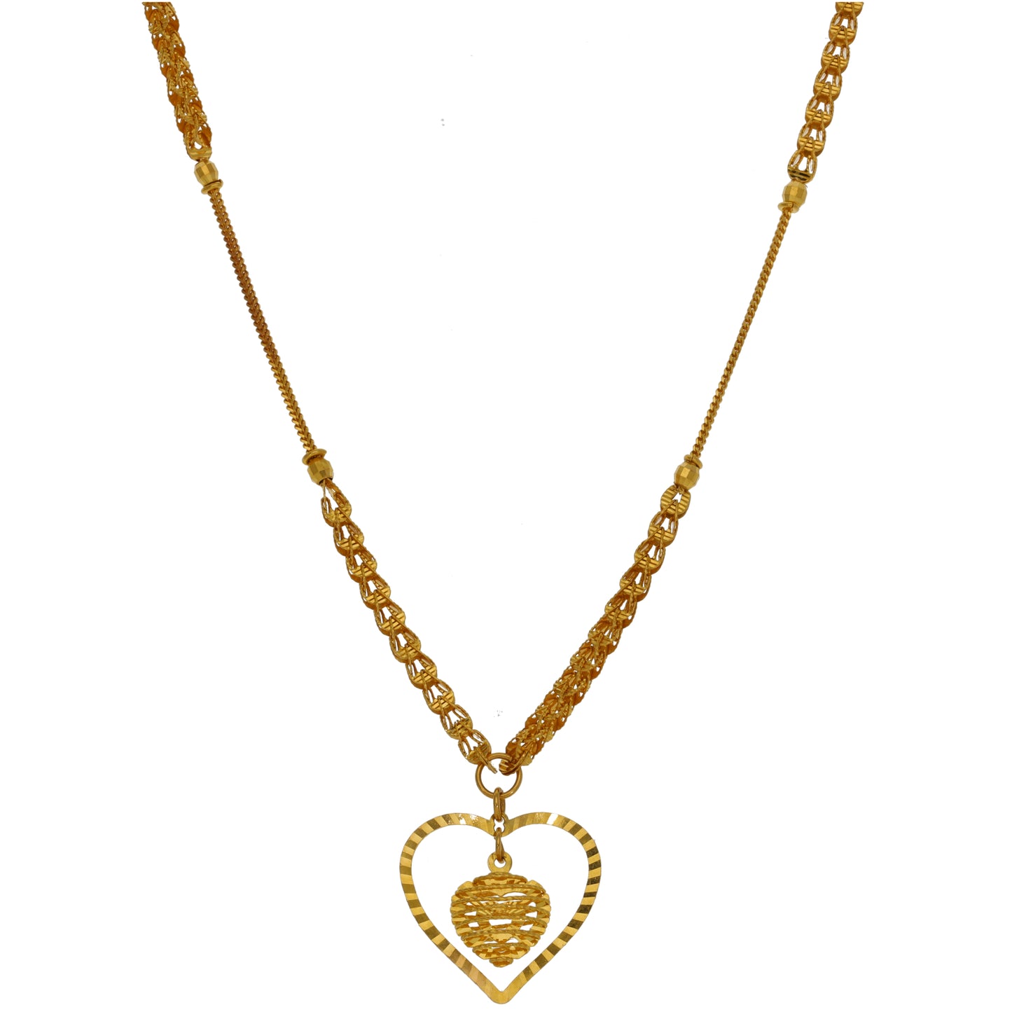 22ct Gold Fancy Necklace 18"