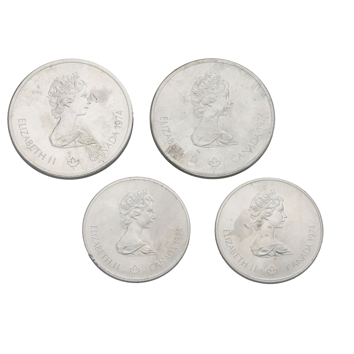 Silver Montreal Olympics Coin Set 1974