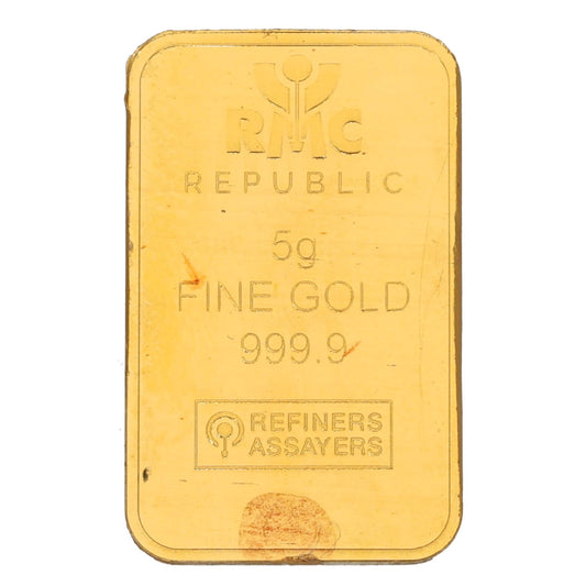 24ct 5g Gold Bar