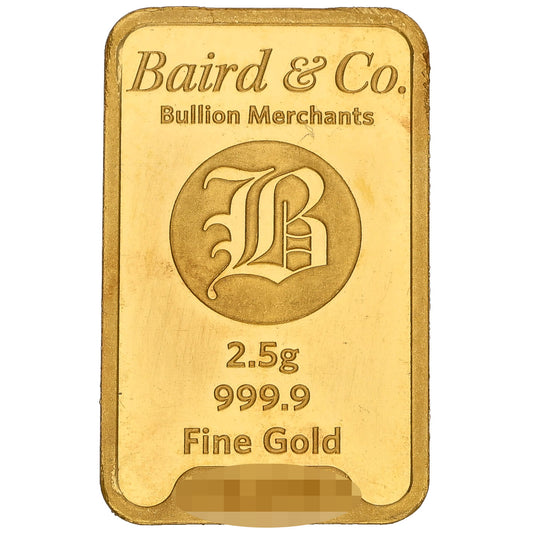24ct 2.5g Gold Bar
