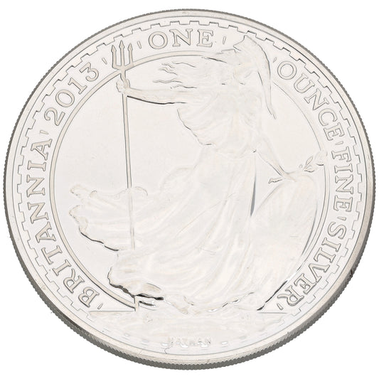 Fine Silver Queen Elizabeth II 1 OZ Britannia Coin 2013
