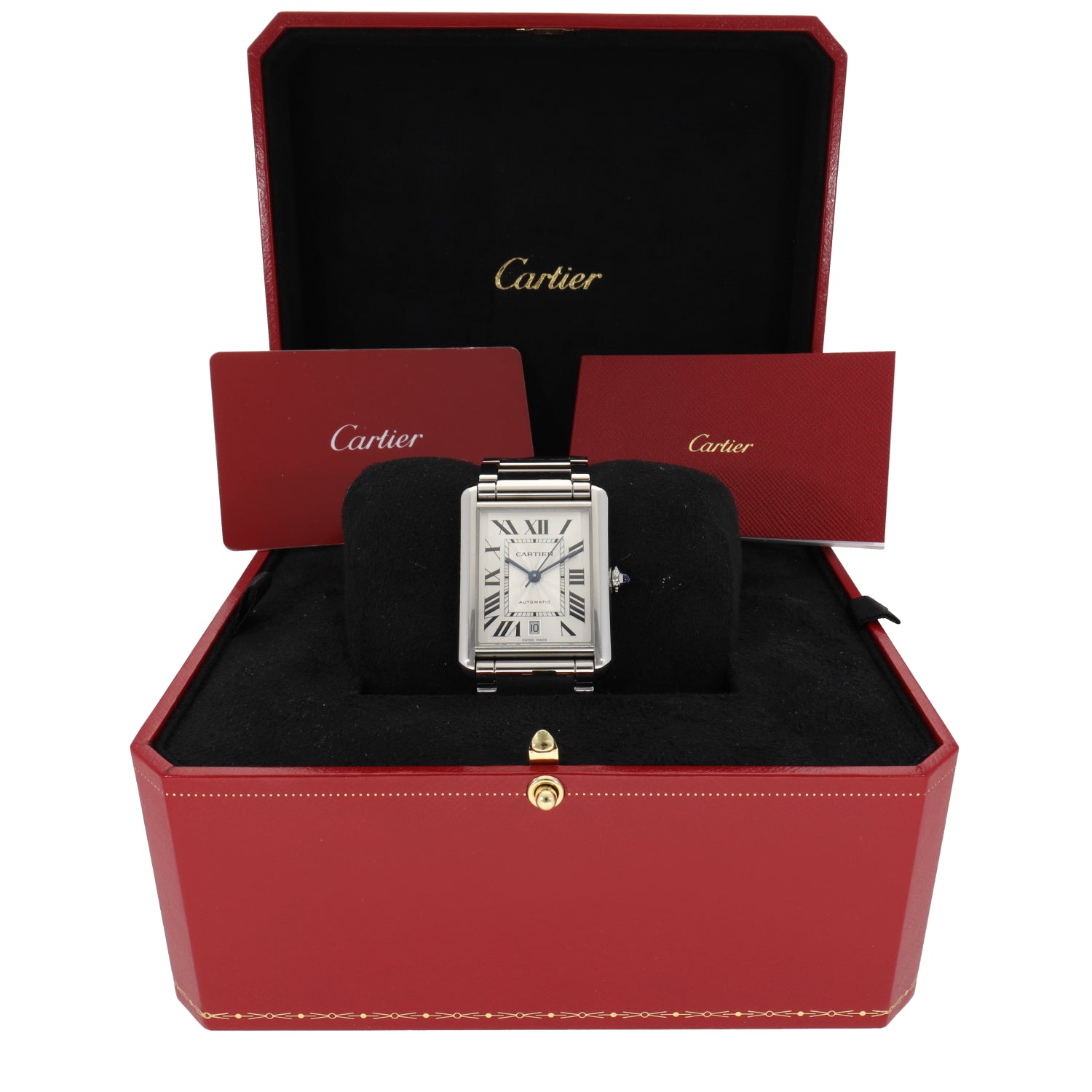 Cartier Tank Must Extra Large 4324 31mm Stainless Steel Watch H T