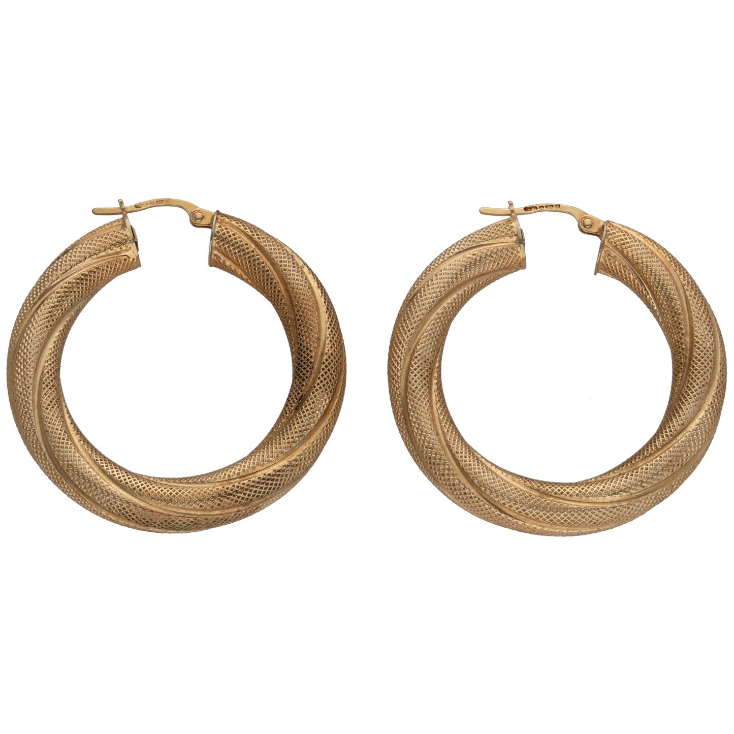 9ct Gold Hoop Earrings