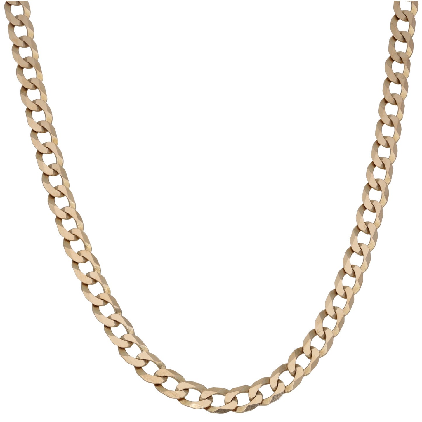 9ct Gold Curb Chain 20"