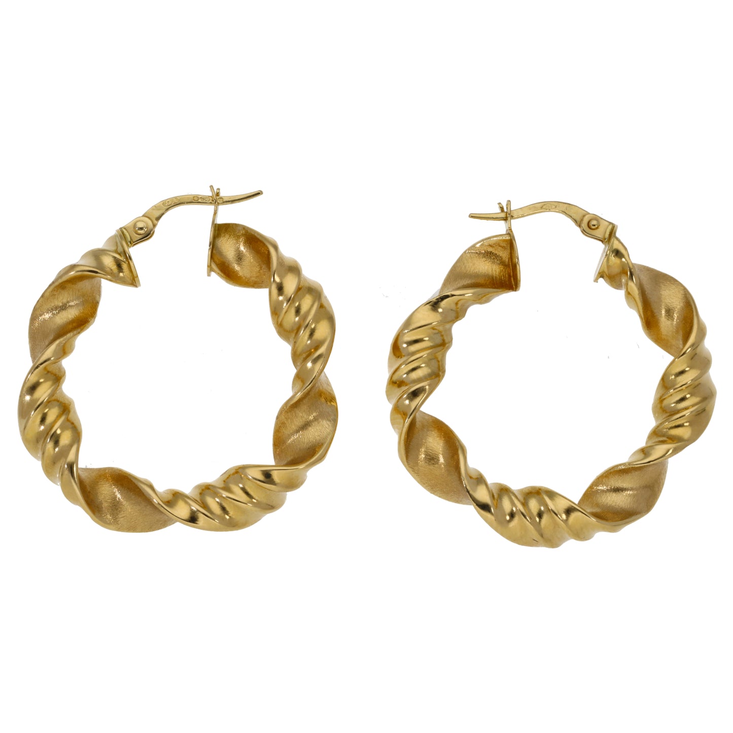18ct Gold Creole Earrings