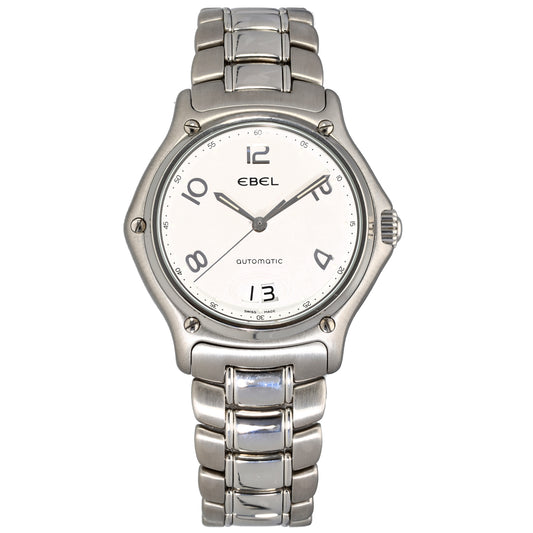Ebel 1911 Big Date E9125241 38mm Stainless Steel Watch