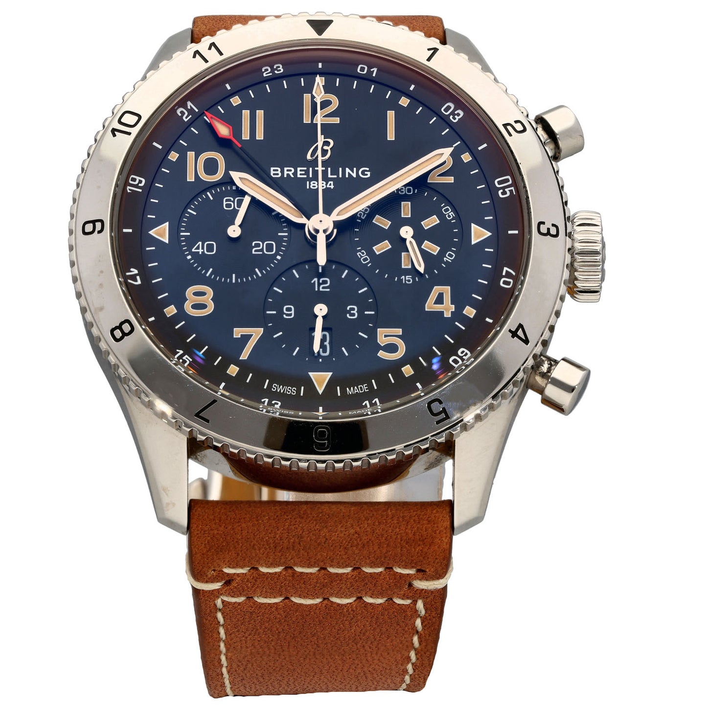 Breitling Super Avi AB0445 46mm Stainless Steel Watch