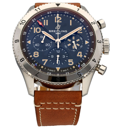 Breitling Super Avi AB0445 46mm Stainless Steel Watch