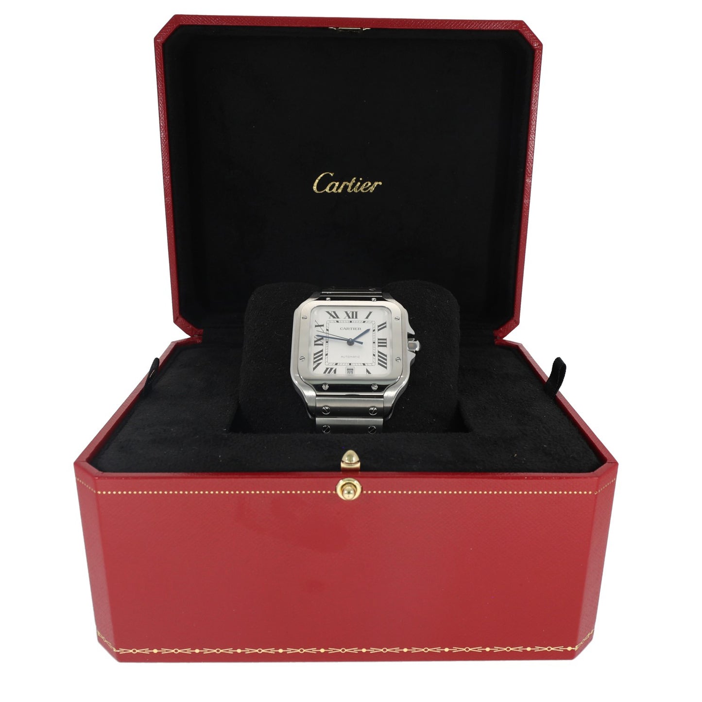 Cartier Santos WSSA0018 37mm Stainless Steel Watch