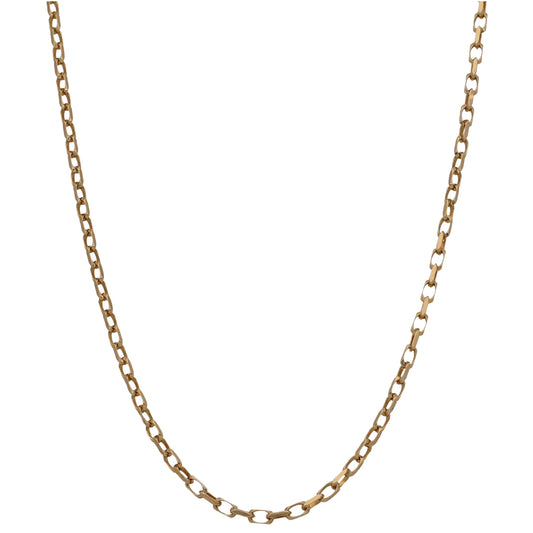 9ct Gold Belcher Chain 18"