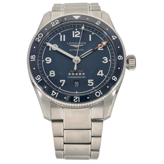 Longines Spirit Zulu Time L3.812.4 42mm Stainless Steel Watch