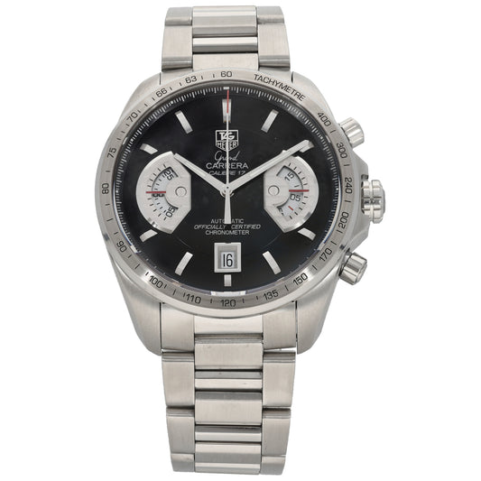 Tag Heuer Grand Carrera CAV511A 43mm Stainless Steel Watch