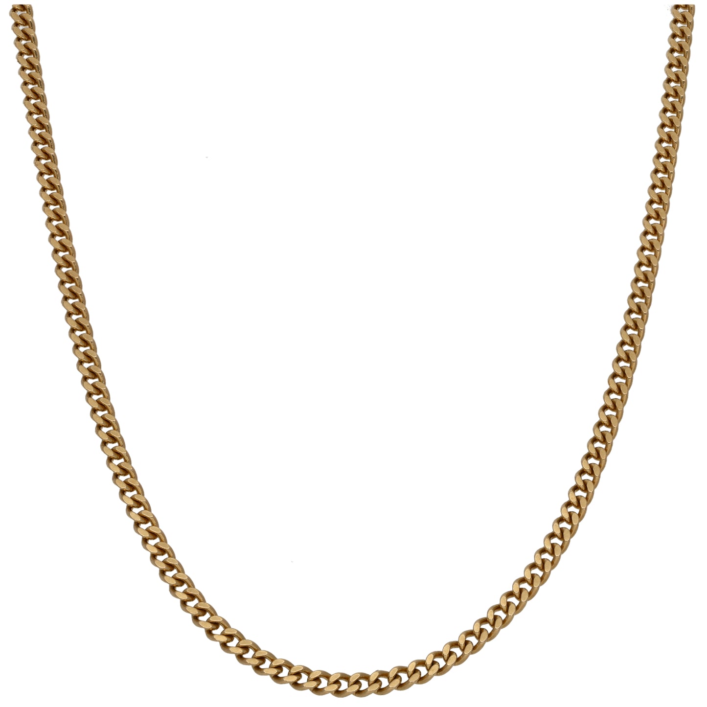 9ct Gold Curb Chain 24"