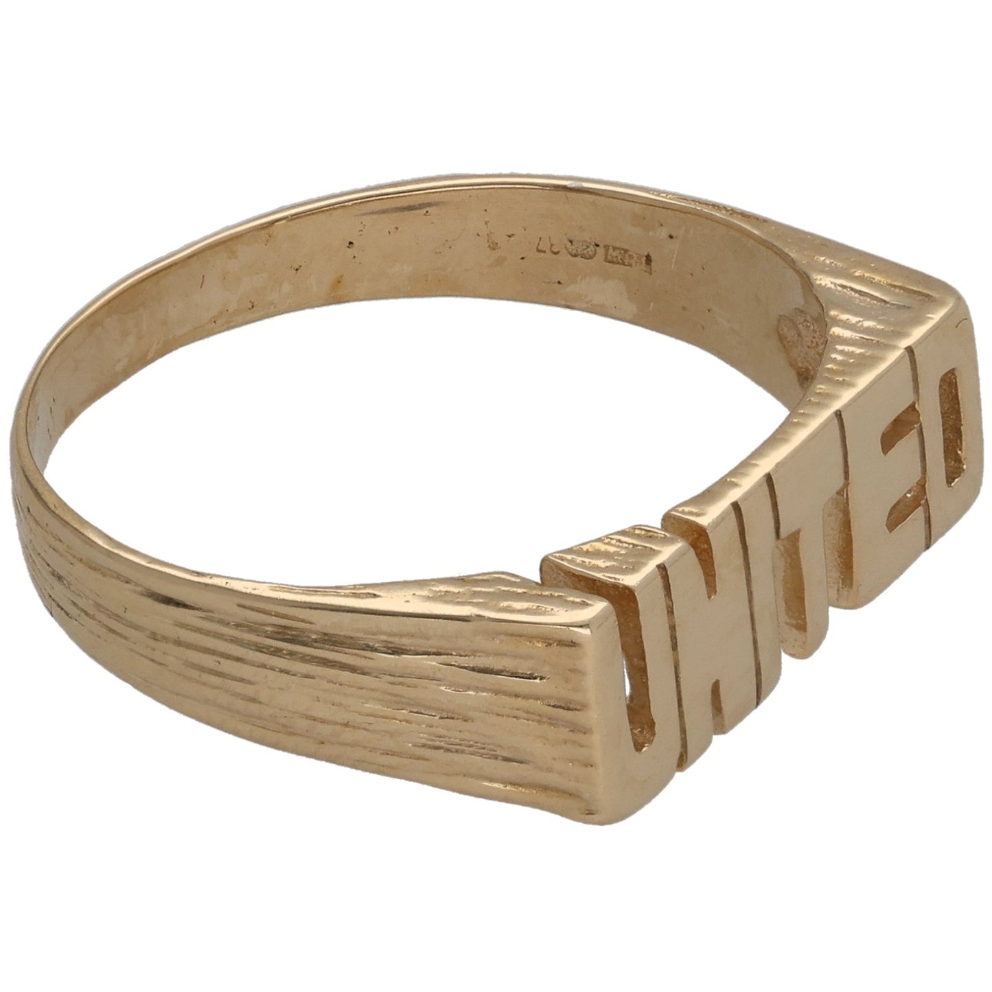 9ct Gold United Ring Size R