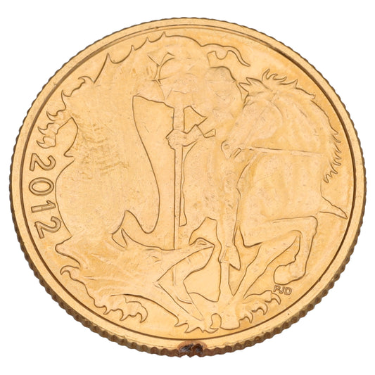 22ct Gold Queen Elizabeth II Full Sovereign Coin 2012