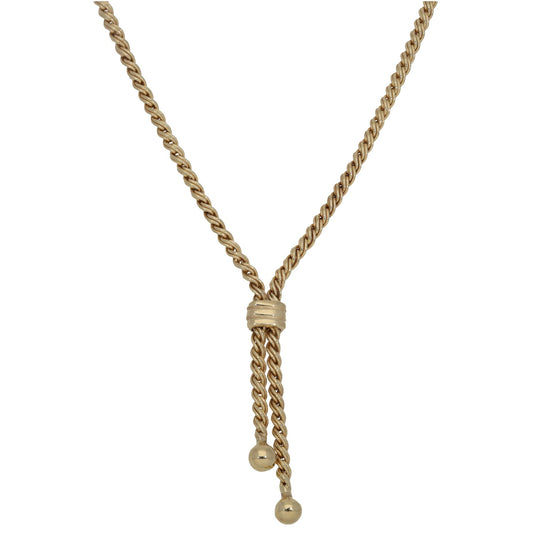 9ct Gold Fancy Necklace 18"