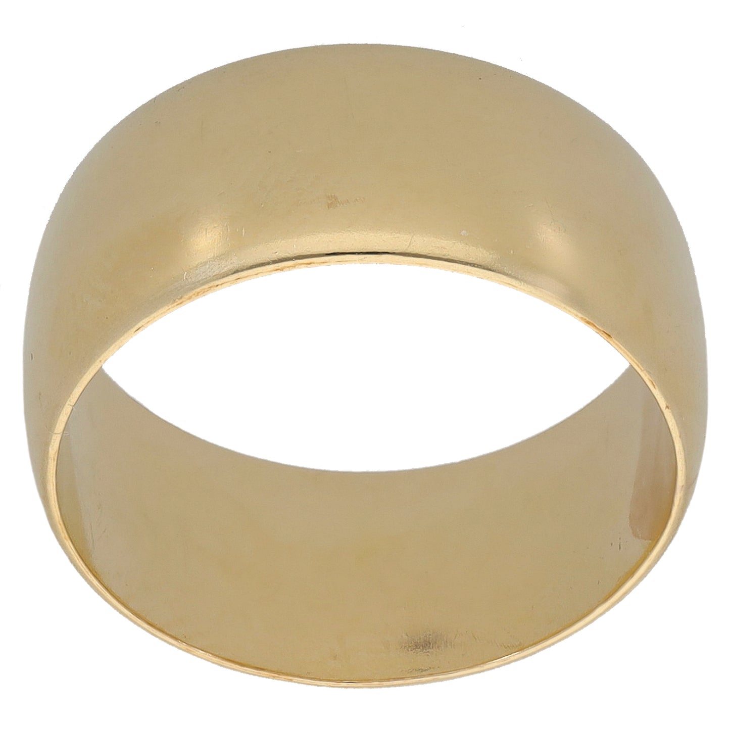 9ct Gold Plain Wedding Ring Size L