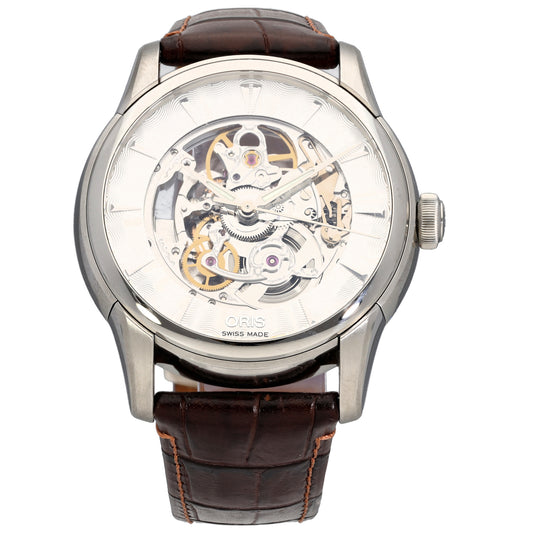 Oris Artelier Skeleton 7670 40.5mm Stainless Steel Watch