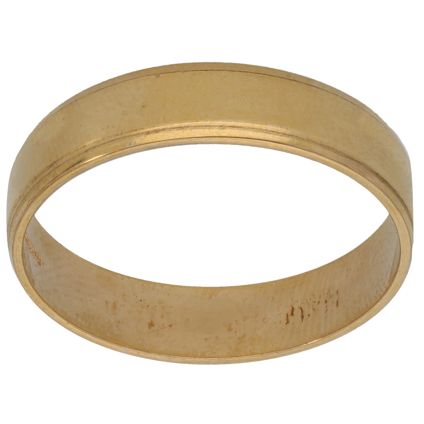 9ct Gold Plain Wedding Ring Size X