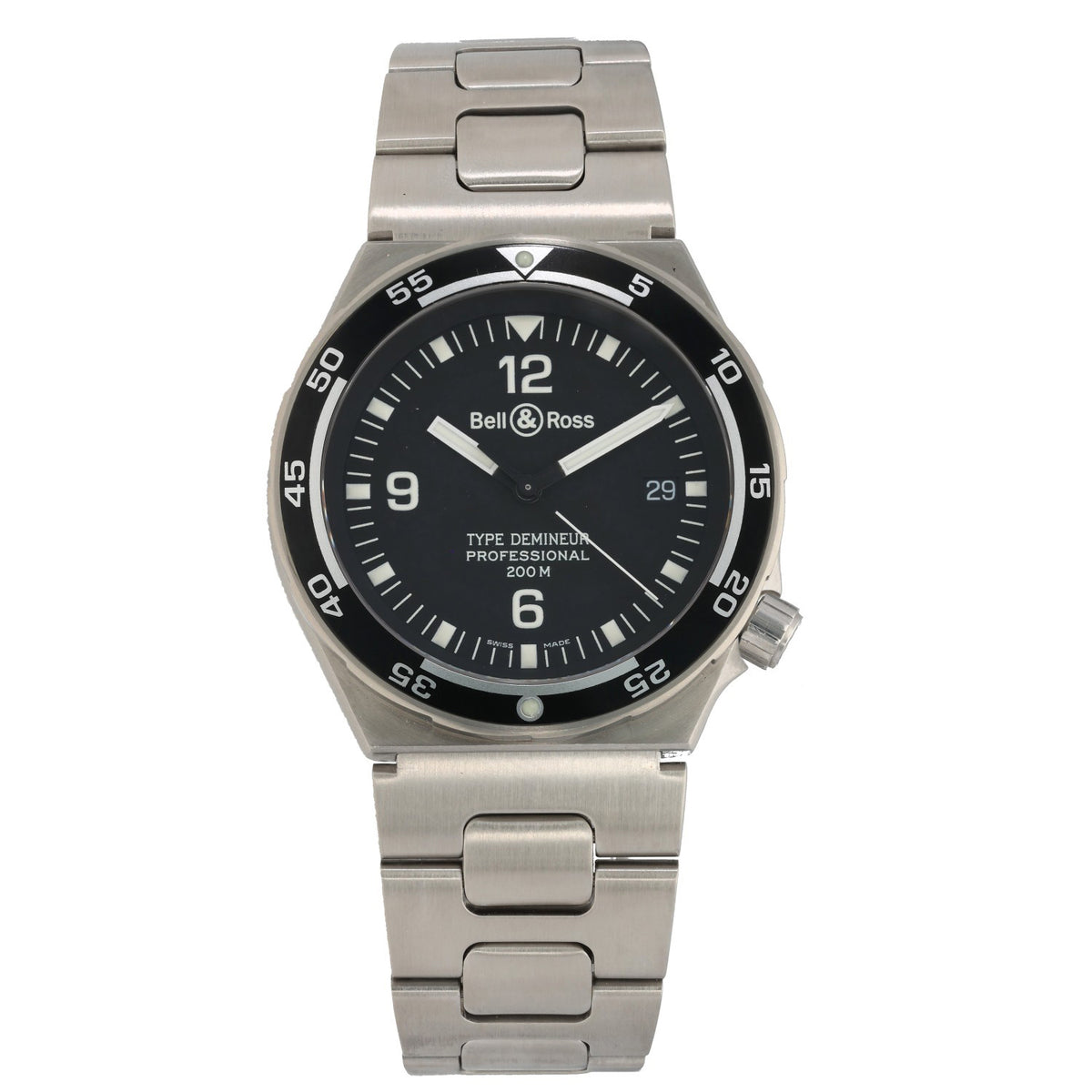 Bell & Ross Type Demineur B420 40mm Stainless Steel Watch