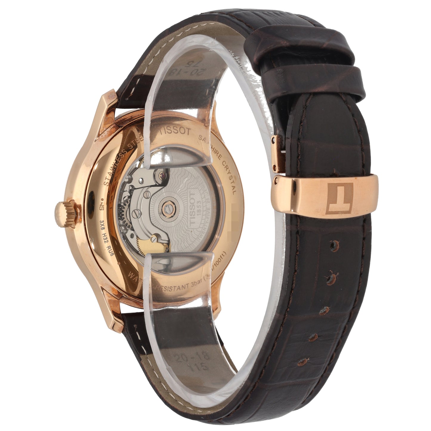 Tissot Tradition Open Heart T063907 A 40mm Gold Plated Watch