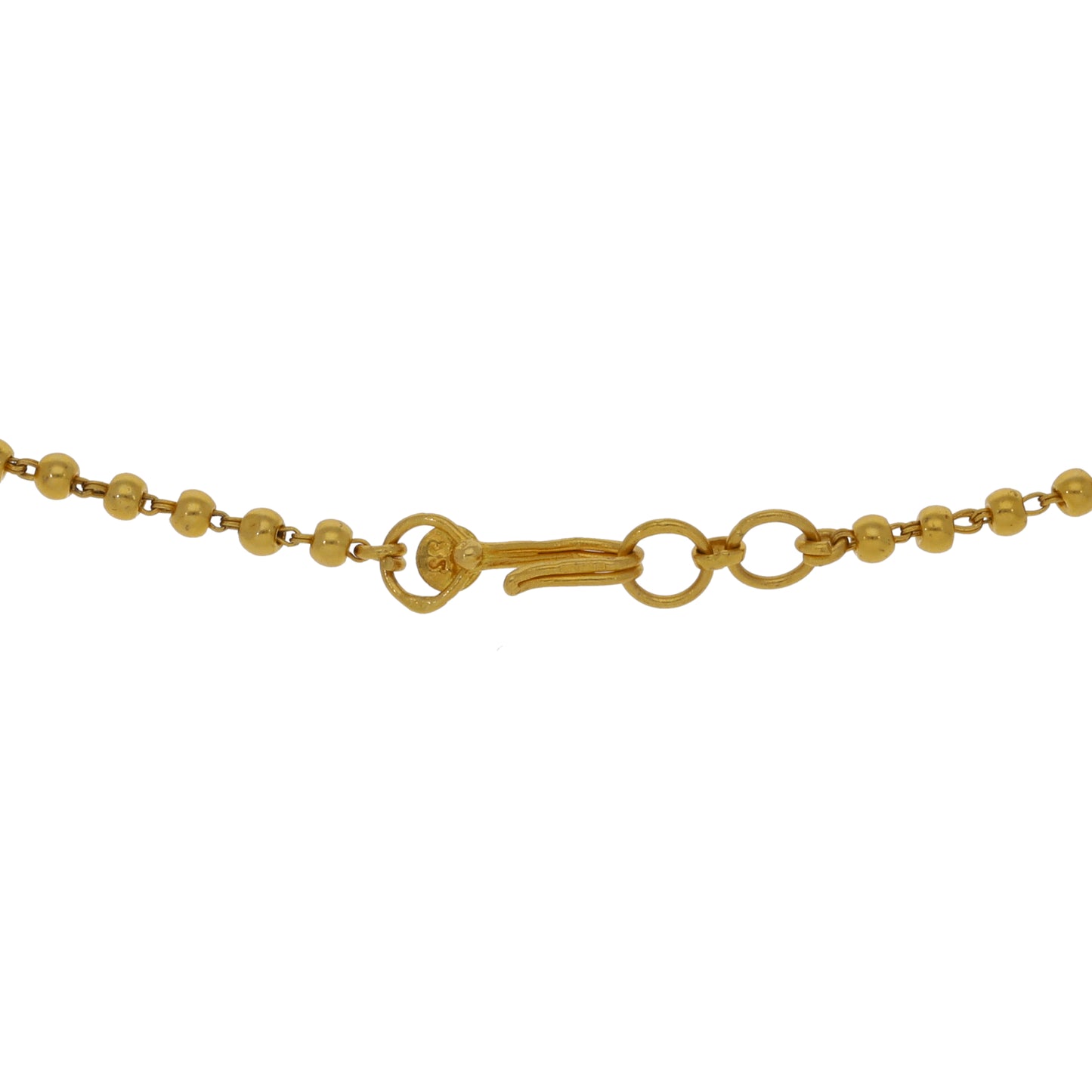 22ct Gold Cubic Zirconia Fancy Necklace 16"