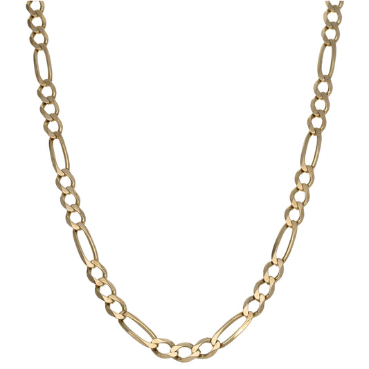 9ct Gold Figaro Chain 18"