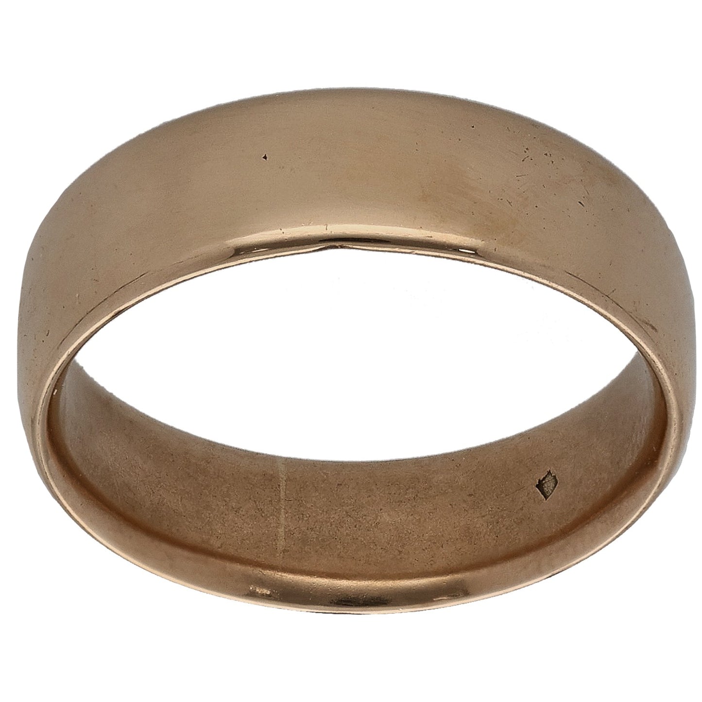 9ct Gold Plain Wedding Ring Size K