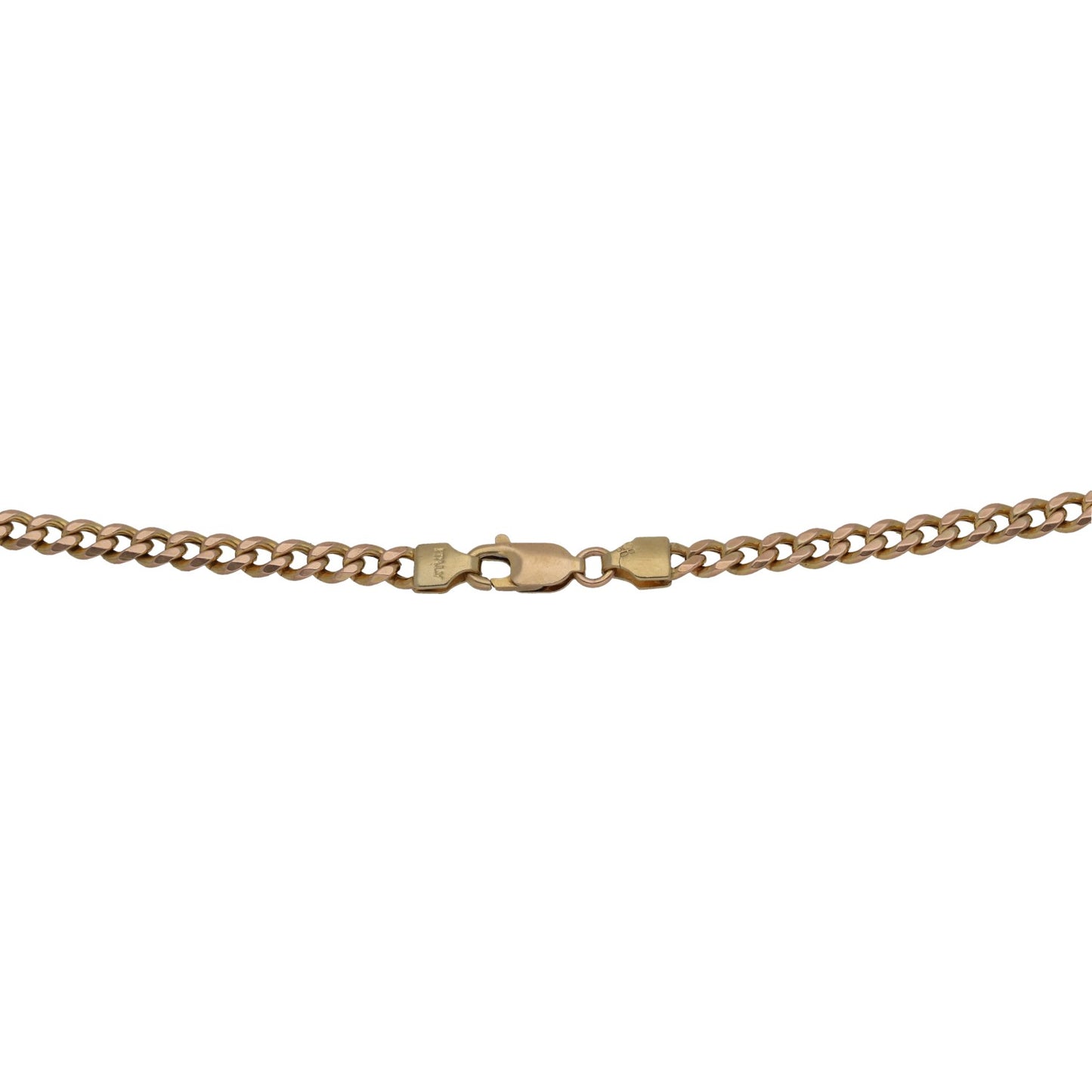 9ct Gold Curb Chain 18"