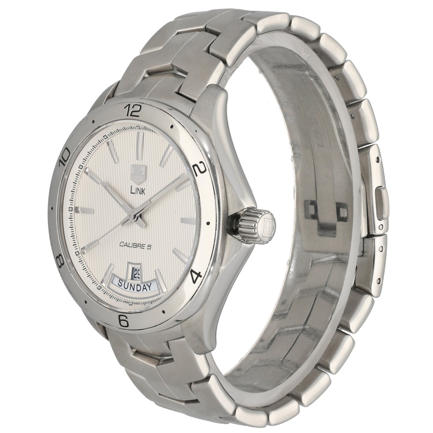 Tag Heuer Link WAT2011 42mm Stainless Steel Watch