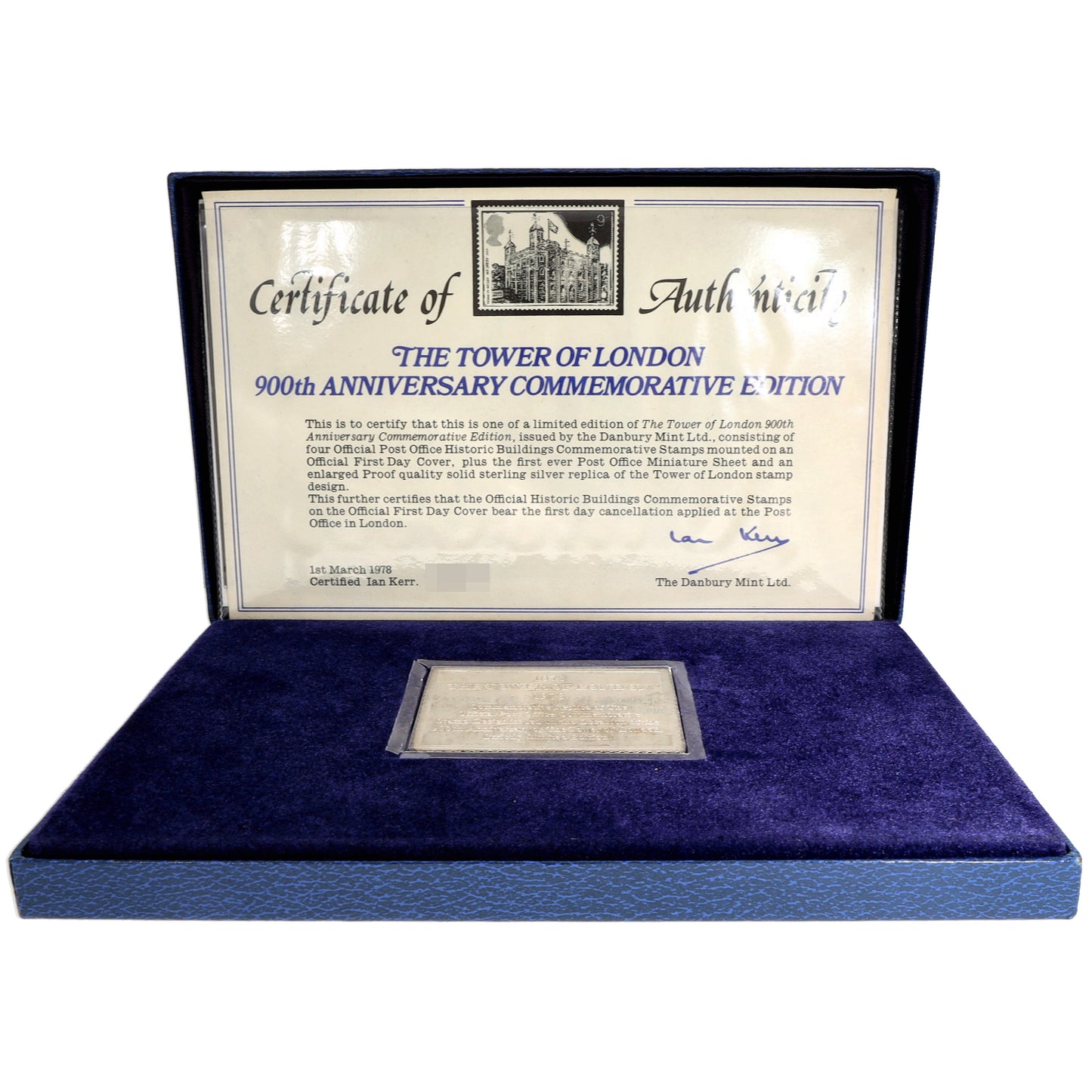 Silver The Tower Of London 900th Anniversary Commemorative Item