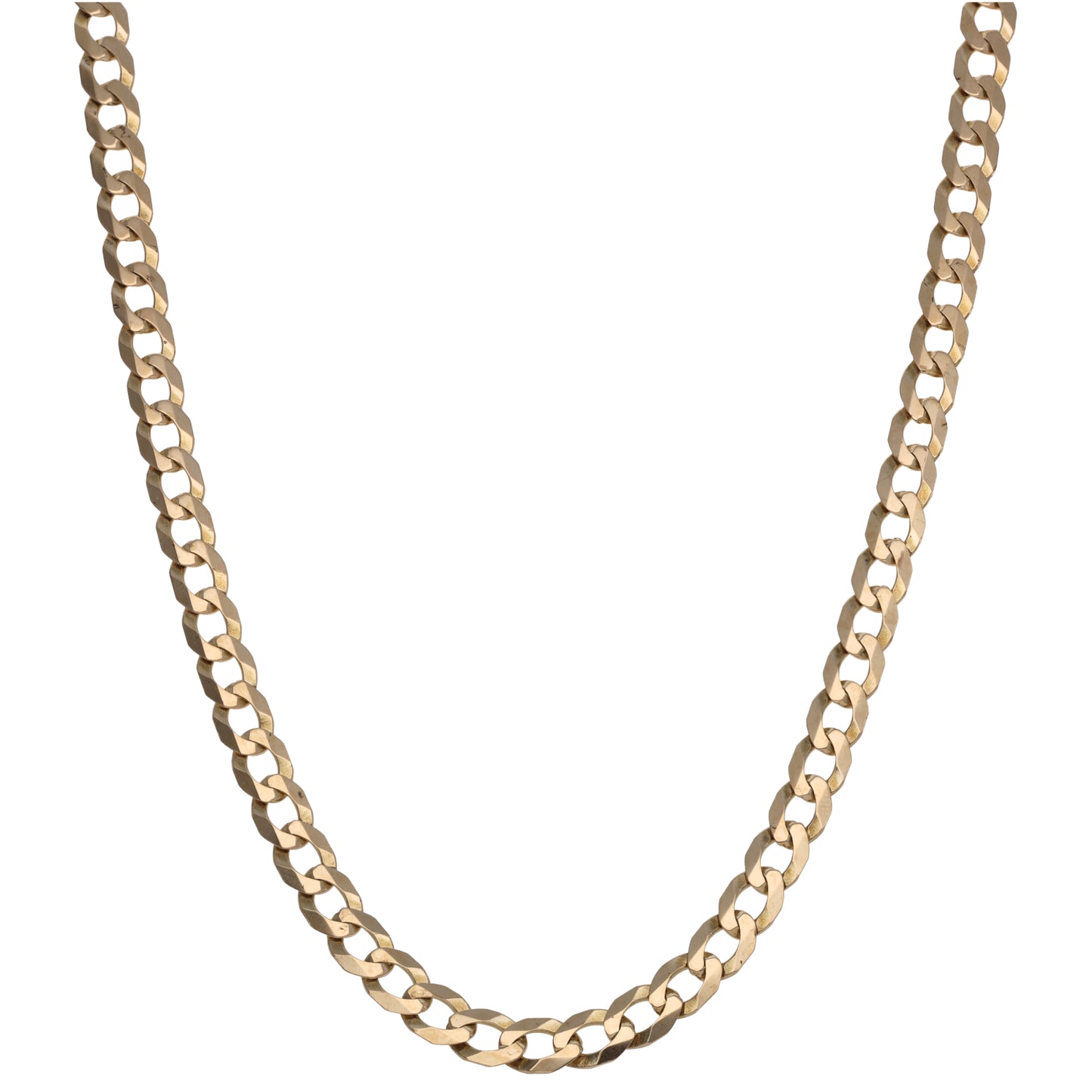 9ct Gold Curb Chain 20"