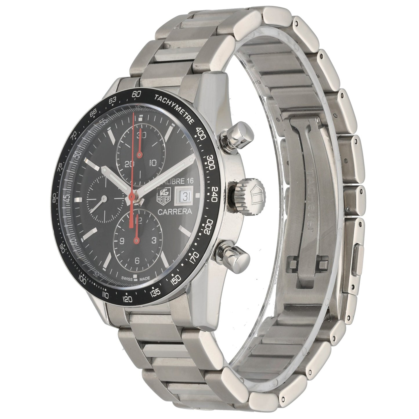 Tag Heuer Carrera CV201AK 42mm Stainless Steel Watch