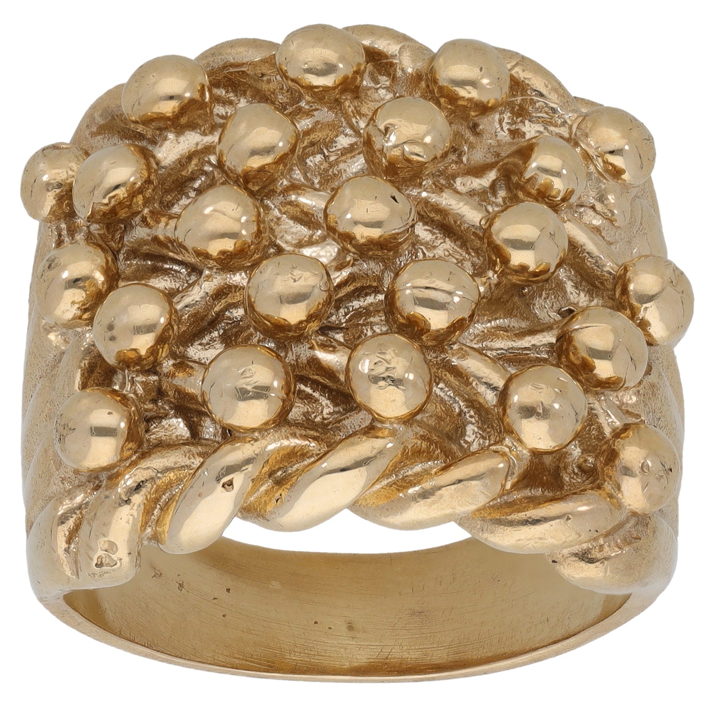 9ct Gold Keeper Ring Size V