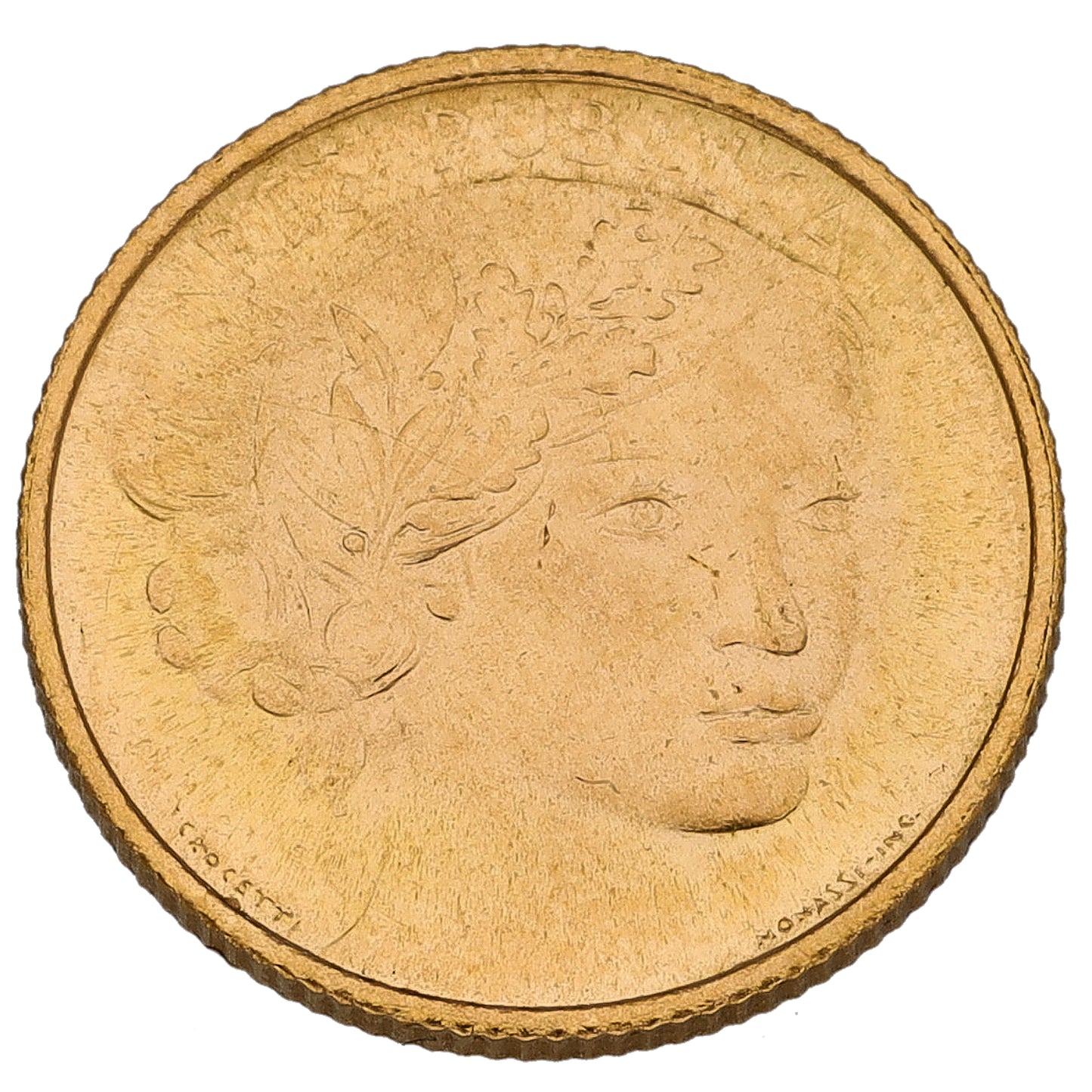 22ct Gold San Marino 1 Scudo Coin 1976