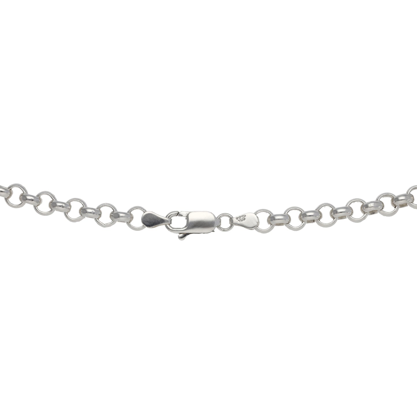 Silver Sterling Belcher Chain 18"