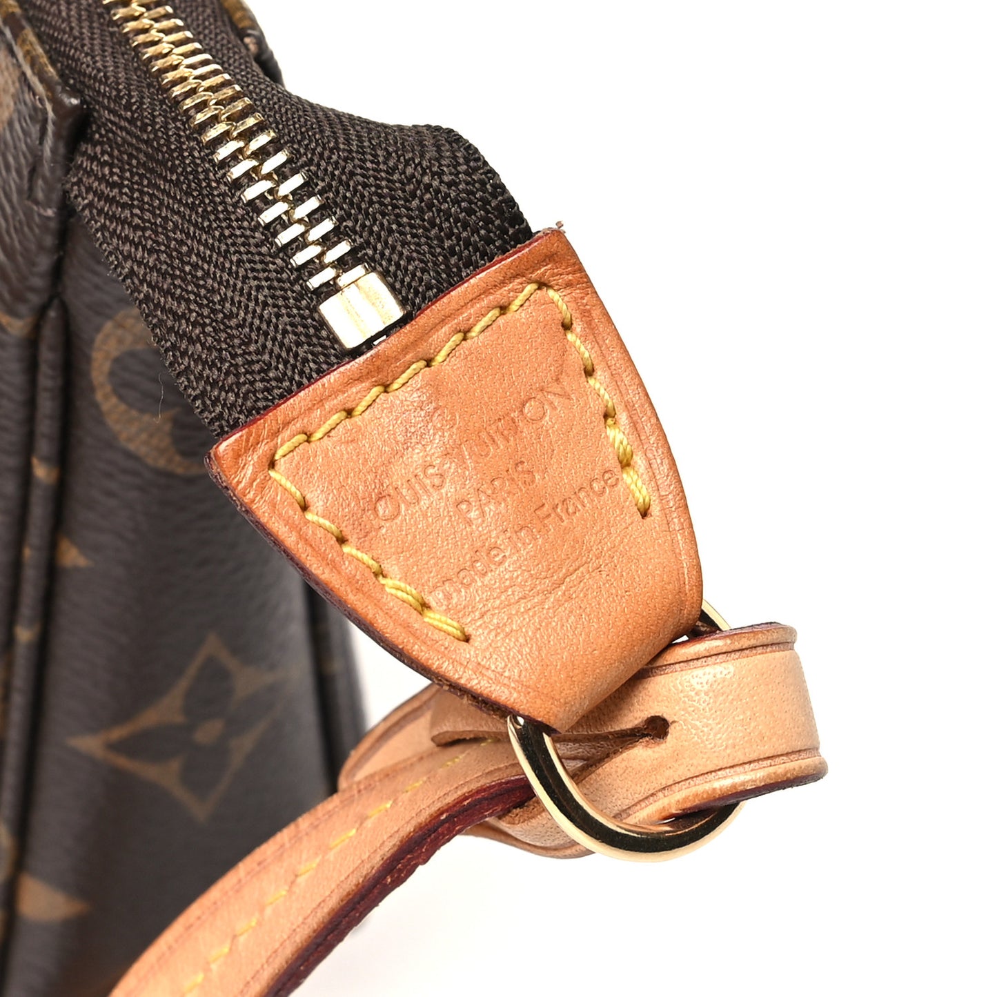 Louis Vuitton Pochette Accessoires Monogram Coated Canvas Bag - Brown