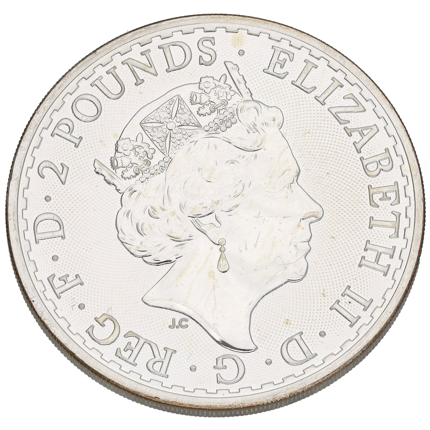 Fine Silver Queen Elizabeth II 1 OZ Britannia Coin 2022
