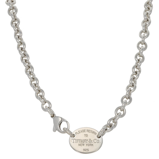 Sterling Silver Tiffany & Co Chain/Necklace 14"