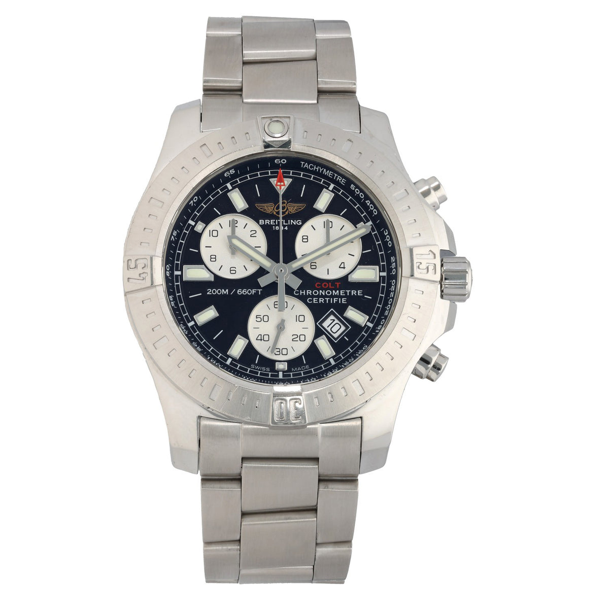 Breitling Colt Chronograph A73388 44mm Stainless Steel Watch