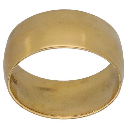 18ct Gold Plain Wedding Ring Size L