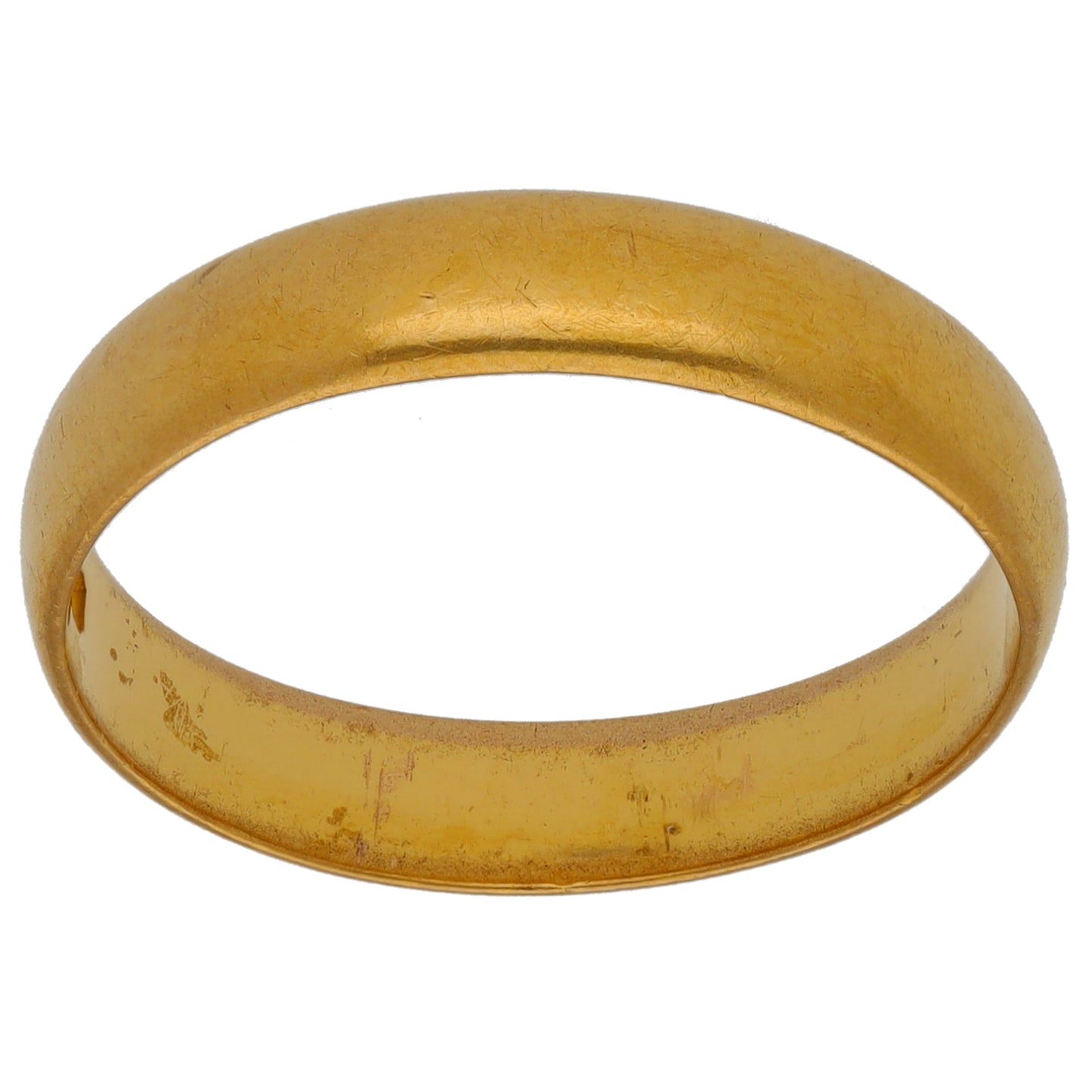 22ct Gold Plain Wedding Ring Size O