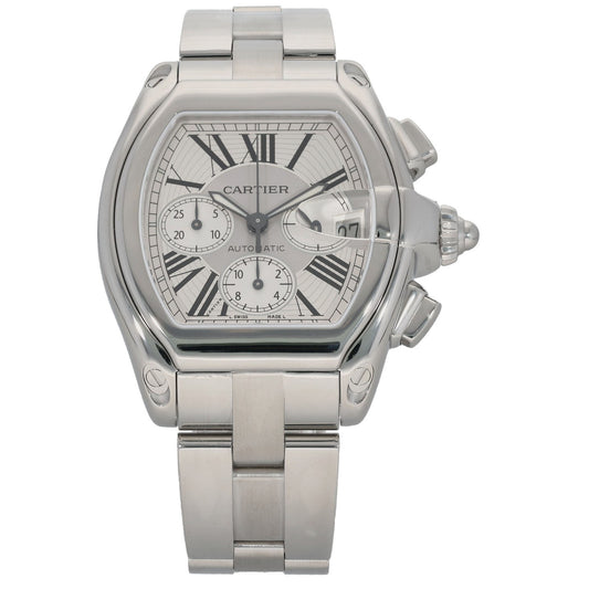 Cartier Roadster W62019X6 43mm Stainless Steel Watch