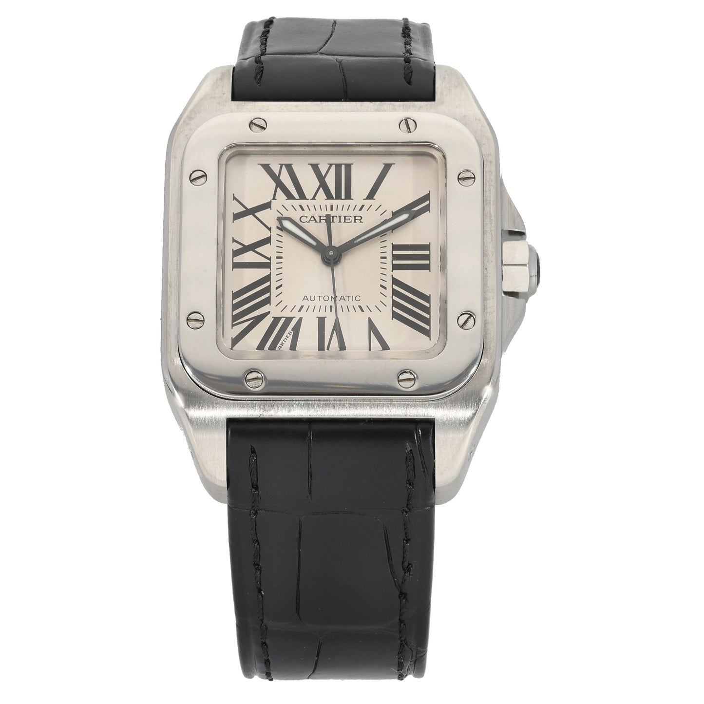 Cartier Santos 100 W20106X8 33mm Stainless Steel Watch